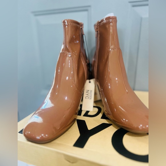 Madden NYC Side Zip Heeled Bootie, Women's Size 10 color Caramel NEW - Picture 13 of 15